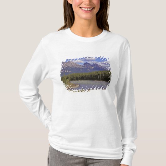 Canada, Alberta, Nationaal park Jasper. Groot T-shirt (Voorkant)