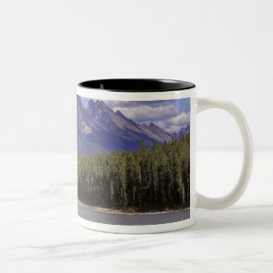 Canada, Alberta, Nationaal park Jasper. Groot Tweekleurige Koffiemok