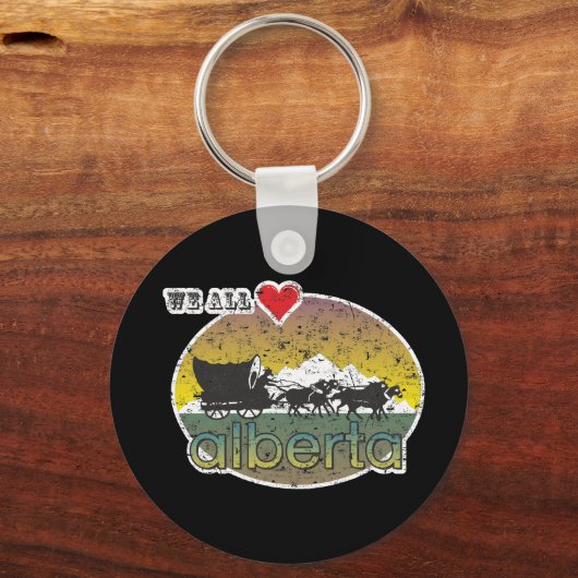 Canada Alberta Rocky Mountains  Sleutelhanger (Voorkant)