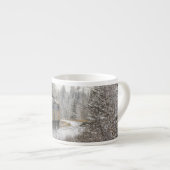 Canada, Alberta. Sneeuwtrein VIA Rail tussen Espresso Kop (Voorkant rechts)