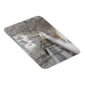 Canada, Alberta. Sneeuwtrein VIA Rail tussen Magneet (Rechterzijde)