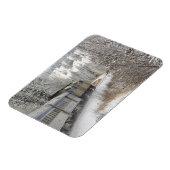 Canada, Alberta. Sneeuwtrein VIA Rail tussen Magneet (Linkerzijde)