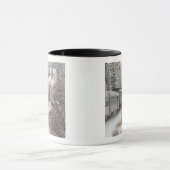 Canada, Alberta. Sneeuwtrein VIA Rail tussen Mok (Midden)