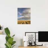 Canada, Alberta, stand-off: landschap met Poster (Thuiskantoor)