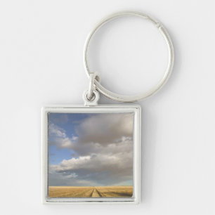 Canada, Alberta, Stand Off: Landschap met Sleutelhanger