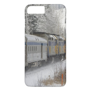 Canada, Alberta. VIA Rail Sneeuwtrein tussen iPhone 8/7 Plus Hoesje