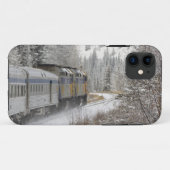 Canada, Alberta. VIA Rail Sneeuwtrein tussen Case-Mate iPhone Case (Achterkant (horizontaal))