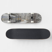 Canada, Alberta. VIA Rail Sneeuwtrein tussen Skateboard (Horizontaal)