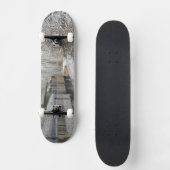 Canada, Alberta. VIA Rail Sneeuwtrein tussen Skateboard (Voorkant)