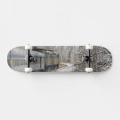 Canada, Alberta. VIA Rail Sneeuwtrein tussen Skateboard (Horizontaal)