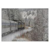 Canada, Alberta. VIA Rail Sneeuwtrein tussen Snijplank (Voorkant)
