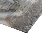 Canada, Alberta. VIA Rail Sneeuwtrein tussen Snijplank (Hoek)