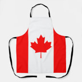 Canada All-Over Print Apron met vlag Schort (Voorkant)