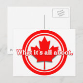 Canada - alles wat het is briefkaart (Voorkant / Achterkant)