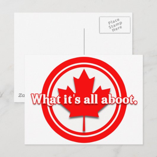 Canada - alles wat het is briefkaart (Voorkant / Achterkant)