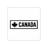 Canada Ambachtelijk Compact Glad Zwart Straal Inkt Rubberstempel (Afrduk)