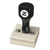 Canada Ambachtelijk Compact Glad Zwart Straal Inkt Rubberstempel (Stempel)