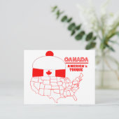 Canada - America's Cool Tuque Briefkaart (Staand voorkant)