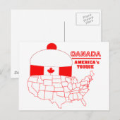 Canada - America's Cool Tuque Briefkaart (Voorkant / Achterkant)