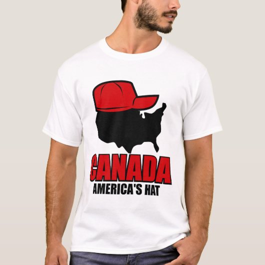 Canada Amerikaans Pet T-shirt (Voorkant)