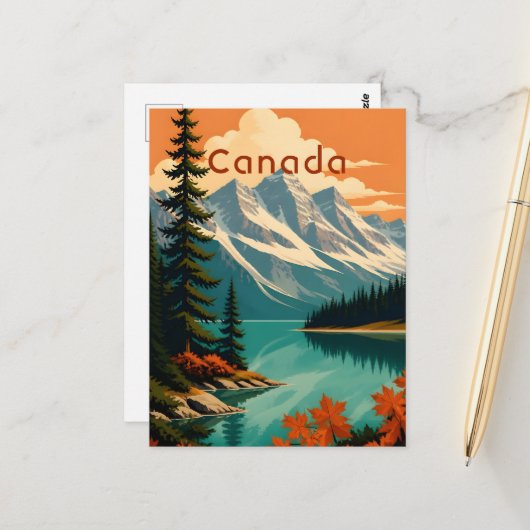 Canada Ansichtkaart Briefkaart (Voorkant / Achterkant in situ)