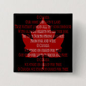 Canada Anthem Button Canada Souvenirs Canada Gift (Voorkant)