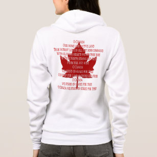 Canada Anthem Hoodie Shirt Souvenir Canada Shirt