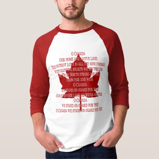 Canada Anthem Jersey Women's Souvenir Canada Shirt (Voorkant)