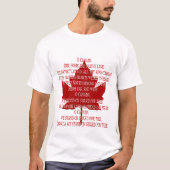 Canada Anthem Shirt Souvenir Canada Shirten Gifts (Voorkant)
