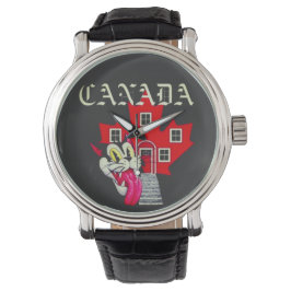 CANADA ANTIKE KAT HORLOGE