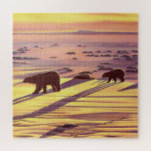 Canada Art Puzzles - Polar Beer Landscape Puzzels (Horizontaal)
