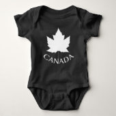 Canada Baby Bodysuit Canada Souvenir Baby Shirten (Voorkant)