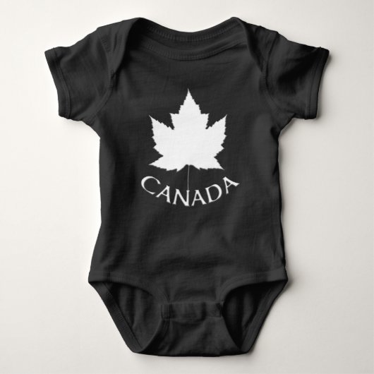Canada Baby Bodysuit Canada Souvenir Baby Shirten (Voorkant)