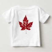 Canada Baby Shirt Canada Souvenir Baby-T-shirts (Achterkant)