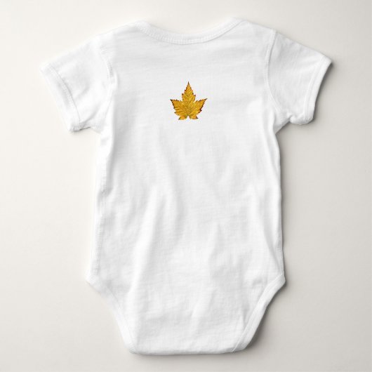 Canada Baby Souvenir Sleeper Canada Baby One Piece Romper (Achterkant)