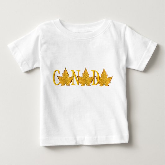 Canada Baby T-shirt Canada Souvenir Baby Shirt (Voorkant)