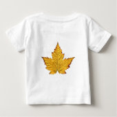 Canada Baby T-shirt Canada Souvenir Baby Shirt (Achterkant)