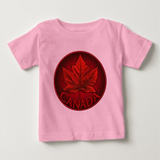 Canada Baby T-shirt Canada Souvenir Baby Shirten (Voorkant)
