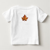 Canada Baby T-shirt Canada Souvenir Baby Tee Shirt (Achterkant)