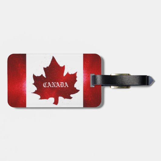 canada bagagelabel (Achterkant horizontaal)