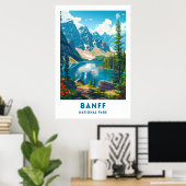 Canada Banff National Park Poster (Thuiskantoor)