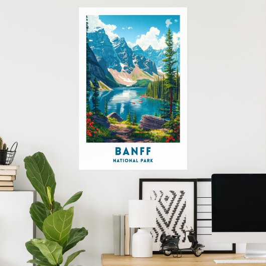 Canada Banff National Park Poster (Thuiskantoor)