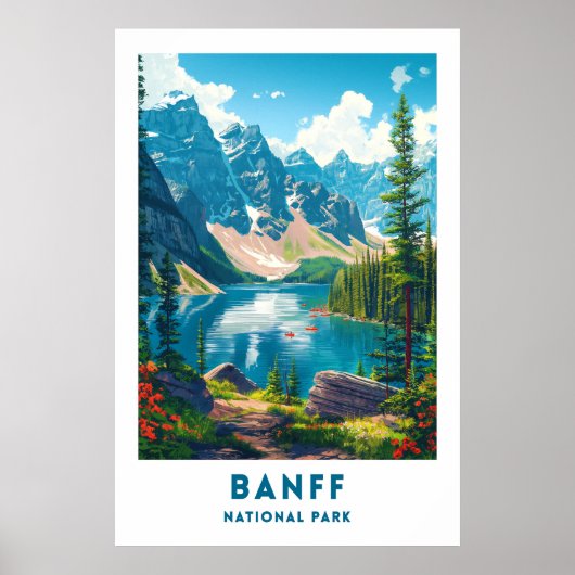 Canada Banff National Park Poster (Voorkant)