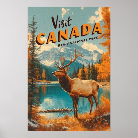 Canada Banff National Park Poster (Voorkant)