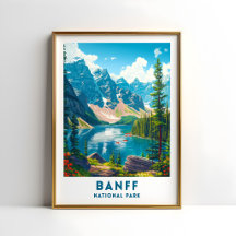 Canada Banff National Park Poster