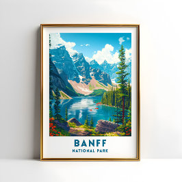 Canada Banff National Park Poster