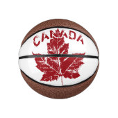 Canada Basketball Cool Retro Maple Leaf Gifts Basketbal (Voorkant)