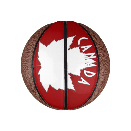 Canada Basketball Custom Canada Maple Leaf Gifts Basketbal (Verticaal)