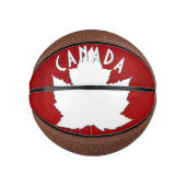 Canada Basketball Custom Canada Maple Leaf Gifts Basketbal (Voorkant)
