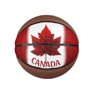 Canada Basketball Custom Canada Maple Leaf Gifts Basketbal
